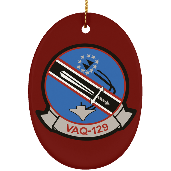 VAQ 129 3 Ornament - Oval