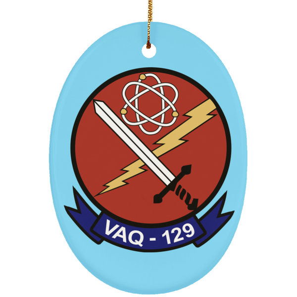 VAQ 129 2 Ornament - Oval