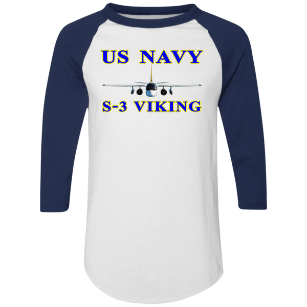 US Navy S-3 1 Colorblock Raglan Jersey