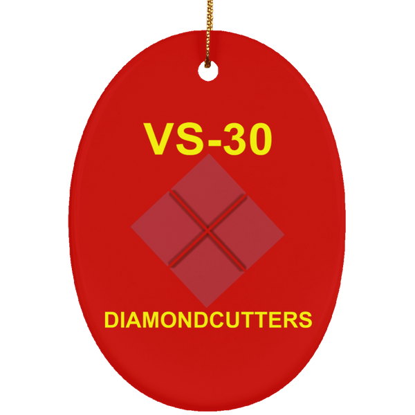 VS 30 4 Ornament Ceramic - Oval