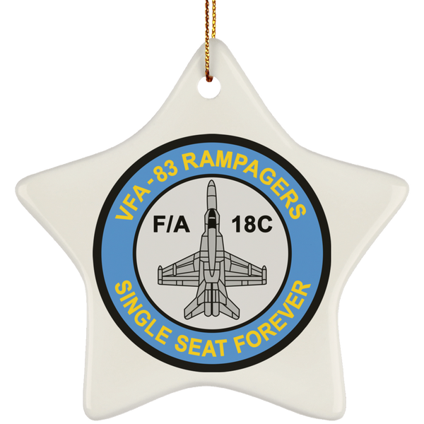 VFA 83 3 Ornament - Star – Aviation Wizards