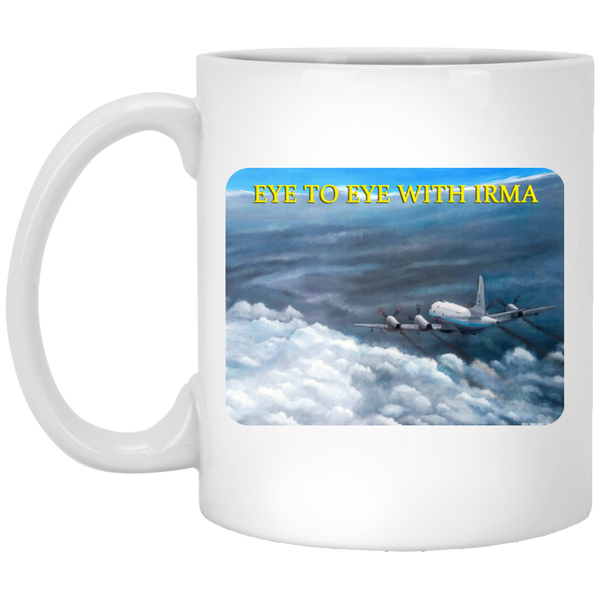 Eye To Eye With Irma White Mug - 11oz