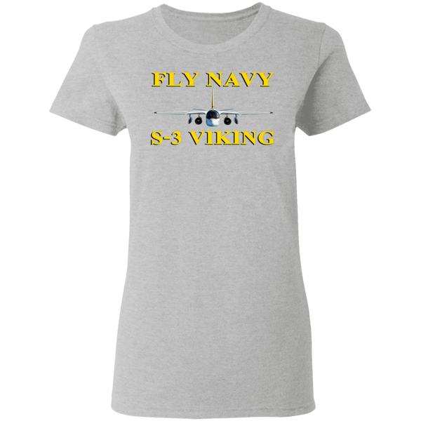 Fly Navy S-3 3 Ladies' Cotton T-Shirt