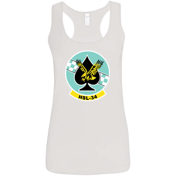 HSL 34 3 Ladies' Softstyle Racerback Tank