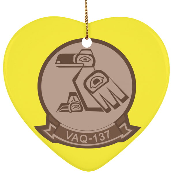 VAQ 137 2 Ornament Ceramic - Heart