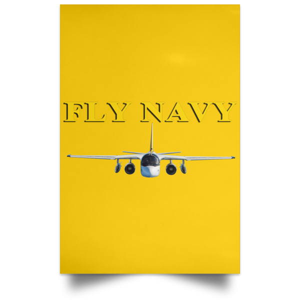 Fly Navy S-3 4 Poster - Portrait