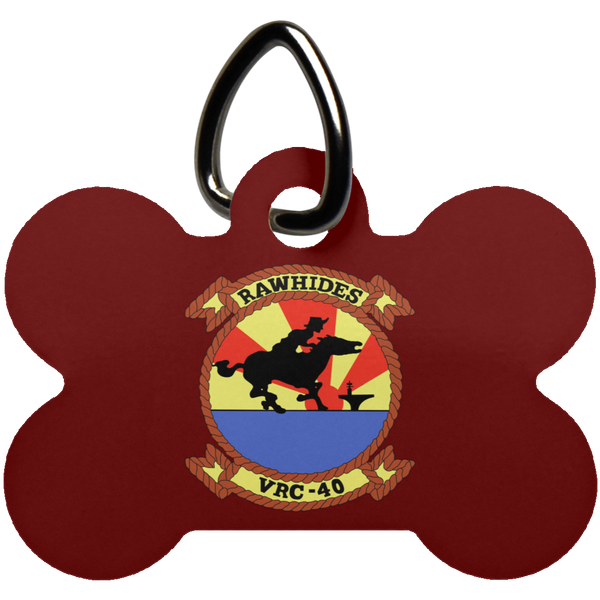 VRC 40 1 Pet Tag - Dog Bone