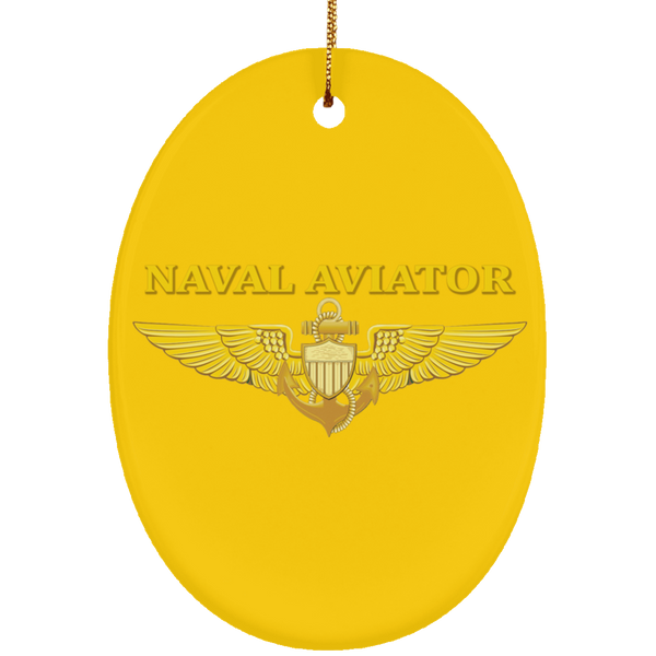 Aviator 2 Ornament - Oval