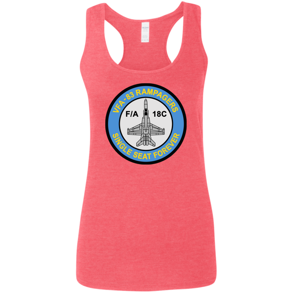 VFA 83 3 Ladies' Softstyle Racerback Tank