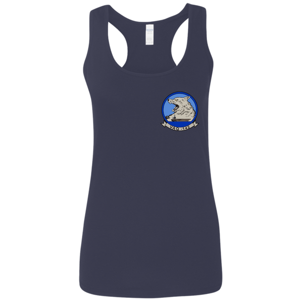 VAQ 142 1p Ladies' Softstyle Racerback Tank