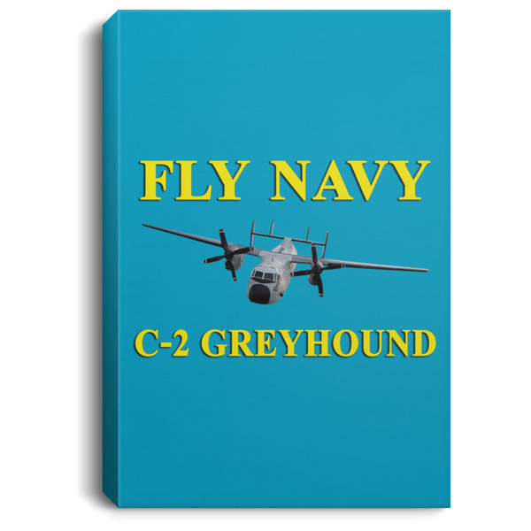 Fly Navy C-2 3 Canvas - Portrait .75in Frame