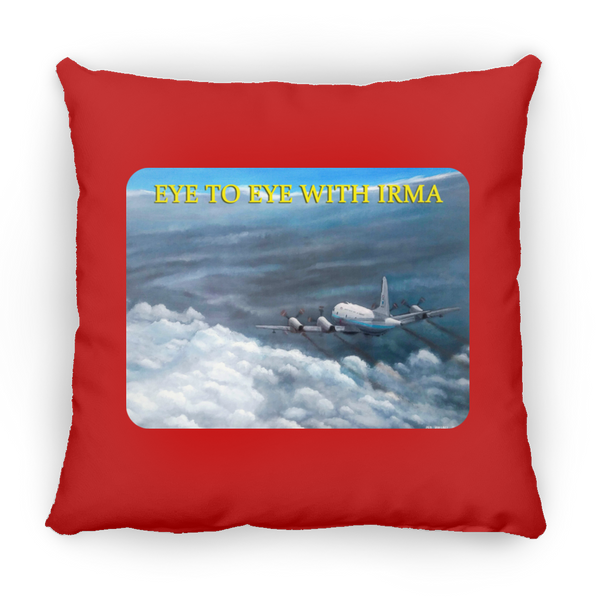 Eye To Eye With Irma Pillow - Square - 18x18