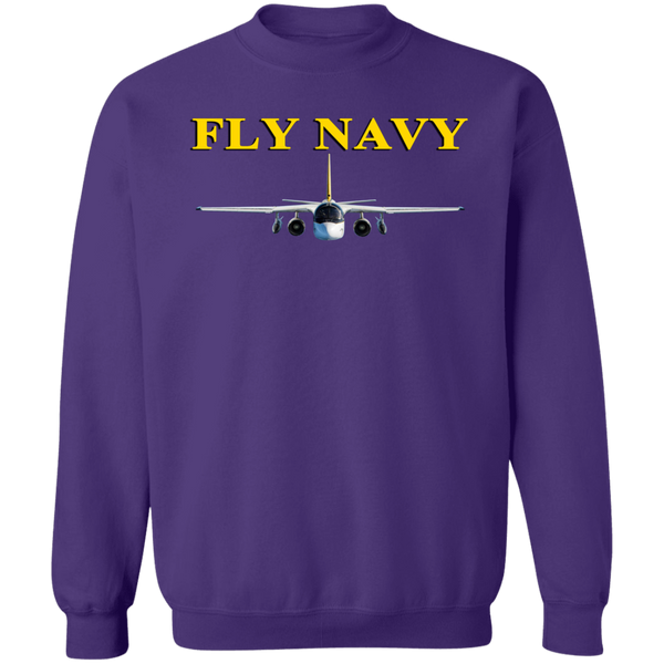 Fly Navy S-3 4 Crewneck Pullover Sweatshirt