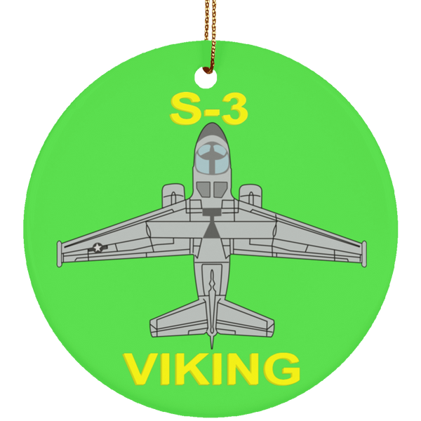 S-3 Viking 11 Ornament - Circle