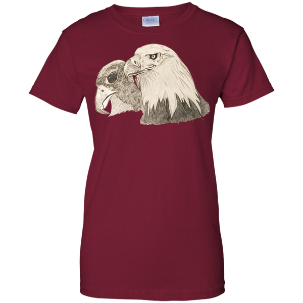 Eagle 102 Ladies Custom Cotton T-Shirt