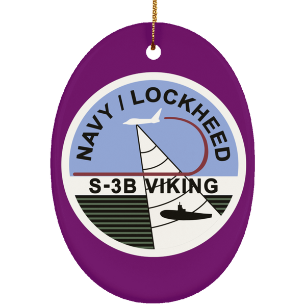 S-3 Viking 7 Ornament - Oval