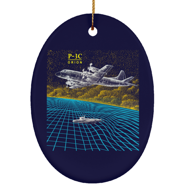 P-3C 1 Ornament - Oval