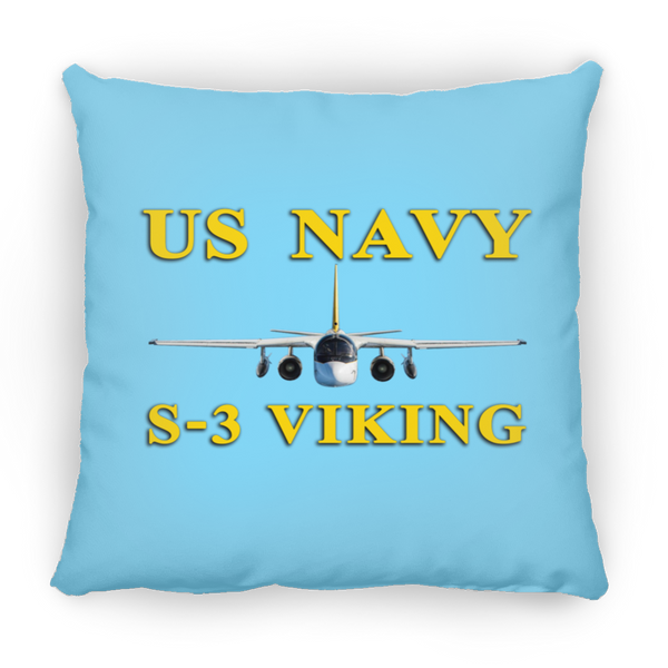 US Navy S-3 3 Pillow - Square - 16x16