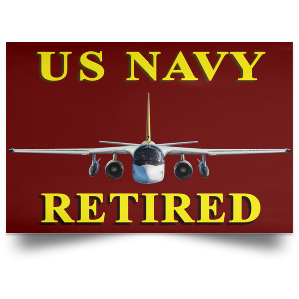 Navy Retired 2 Poster - Landscape