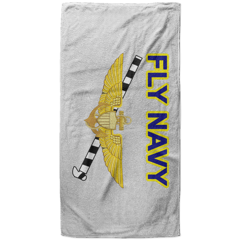 Fly Navy Tailhook Beach Towel - 37x74