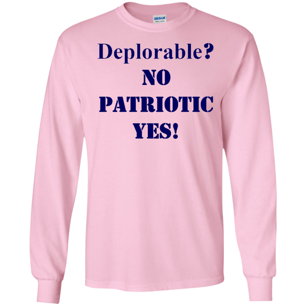 Deplorable LS Ultra Cotton Tshirt