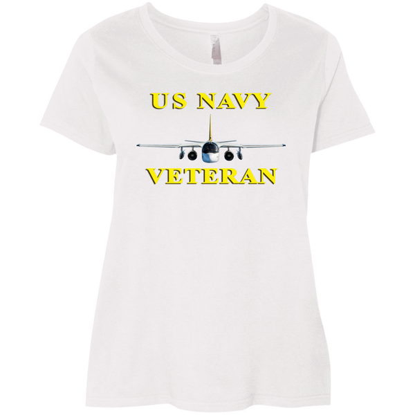 Navy Vet 3 Ladies' Curvy T-Shirt