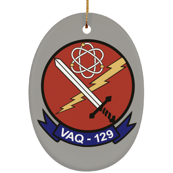 VAQ 129 2 Ornament - Oval