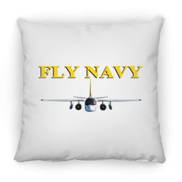 Fly Navy S-3 4 Pillow - Square - 14x14