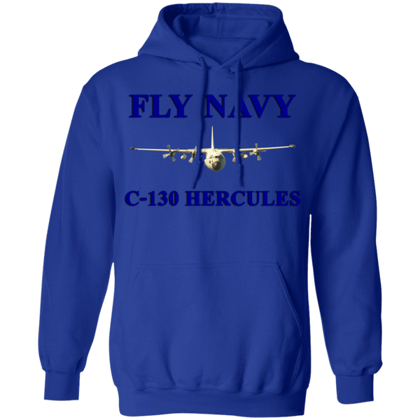 Fly Navy C-130 1 Pullover Hoodie