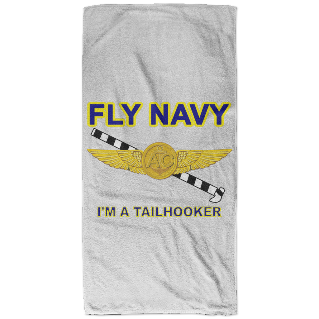 Fly Navy Tailhooker 2 Bath Towel - 32x64