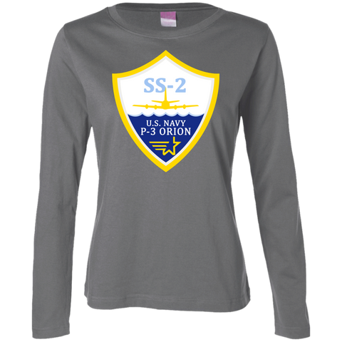 P-3 Orion 3 SS-2 Ladies' LS Cotton T-Shirt