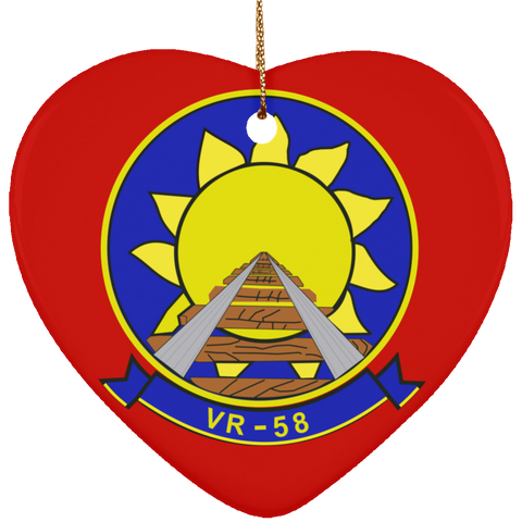 VR 58 2 Ornament Ceramic - Heart