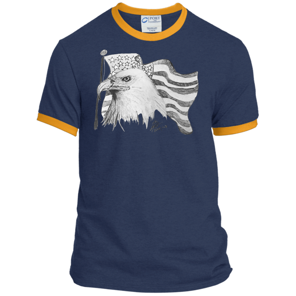 Eagle 101 Personalized Ringer Tee
