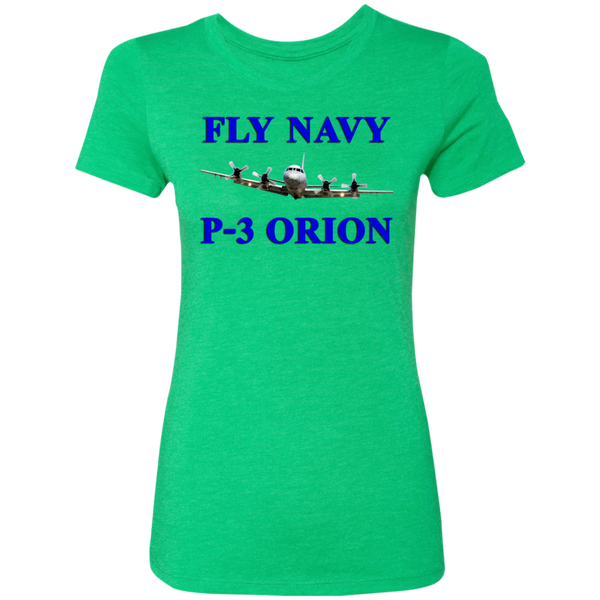 Fly Navy P-3 1 Ladies' Triblend T-Shirt