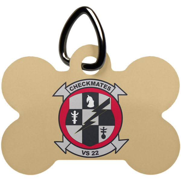 VS 22 2 Pet Tag - Dog Bone