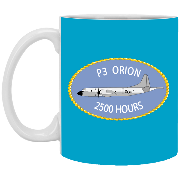 P-3 Orion 9 2500 White Mug - 11oz