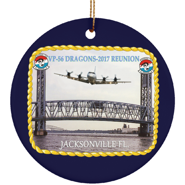 VP-56 2017 Reunion 1 Ornament Ceramic - Circle