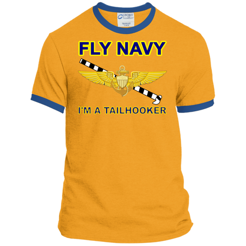Fly Navy Tailhooker Ringer Tee