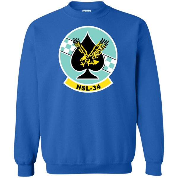 HSL 34 3 Crewneck Pullover Sweatshirt