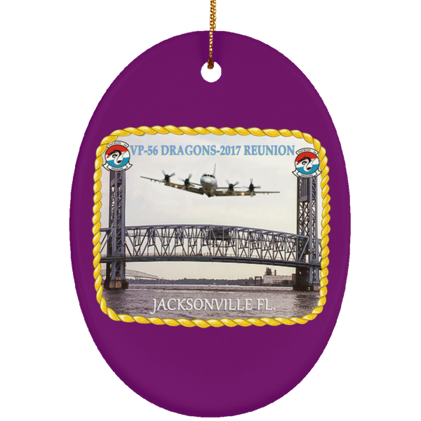 VP-56 2017 Reunion 1 Ornament Ceramic - Oval