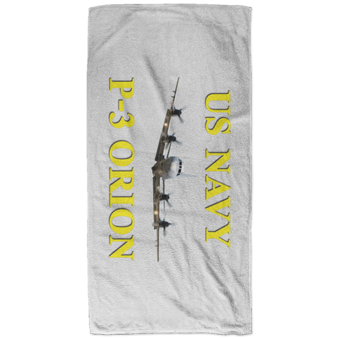 US Navy P-3 3 Bath Towel - 32x64