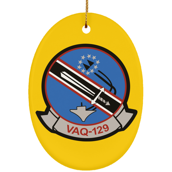 VAQ 129 3 Ornament - Oval