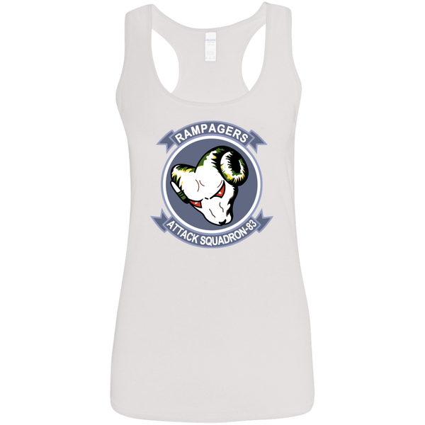 VA 83 2 Ladies' Softstyle Racerback Tank