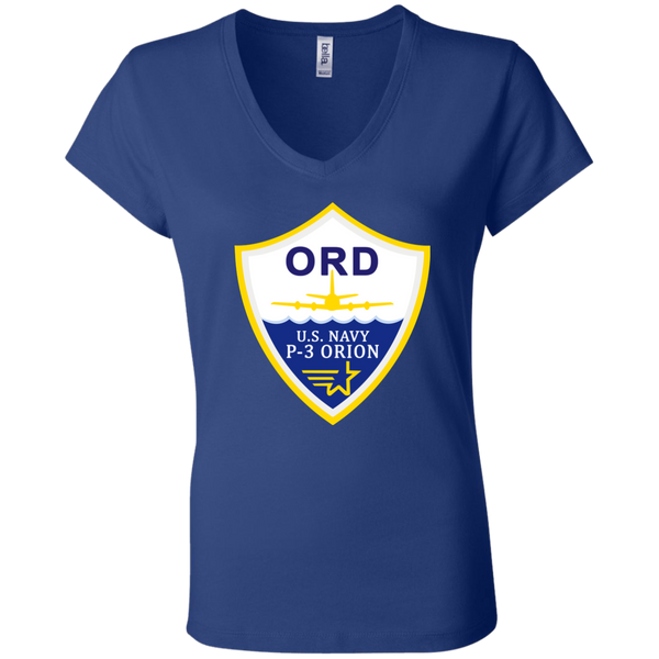 P-3 Orion 3 ORD Ladies Jersey V-Neck T-Shirt