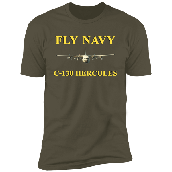 Fly Navy C-130 3 Premium Short Sleeve T-Shirt