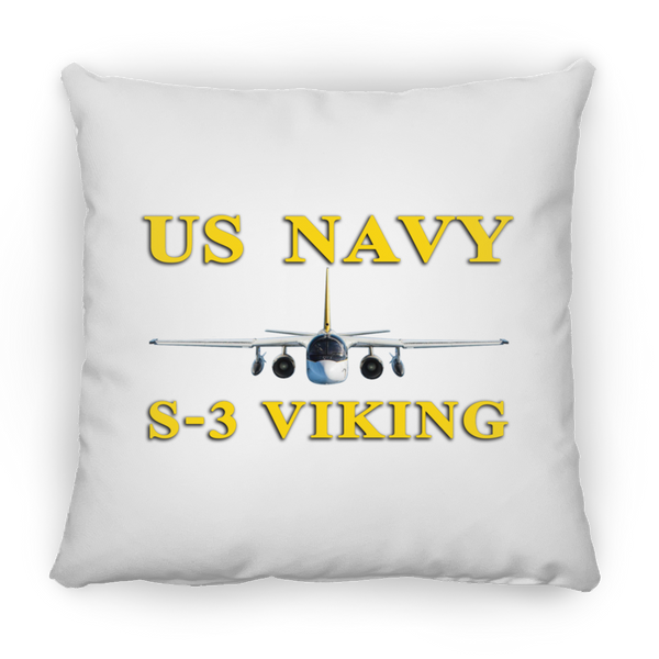 US Navy S-3 3 Pillow - Square - 18x18