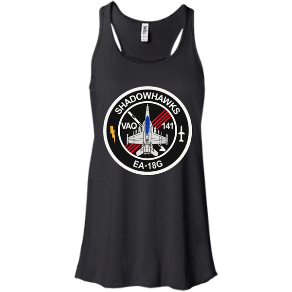 VAQ 141 6 Flowy Racerback Tank