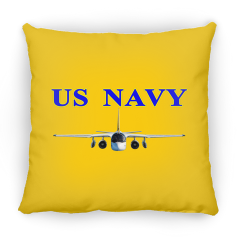 US Navy S-3 2 Pillow - Square - 18x18