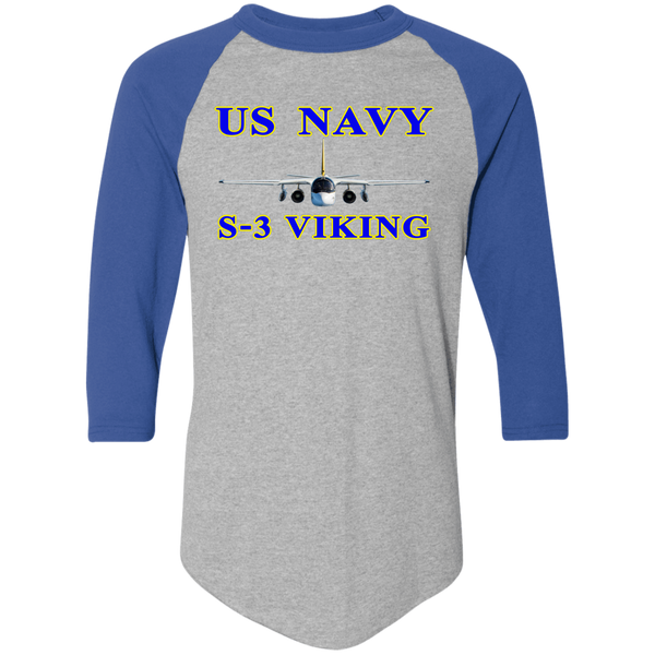 US Navy S-3 1 Colorblock Raglan Jersey