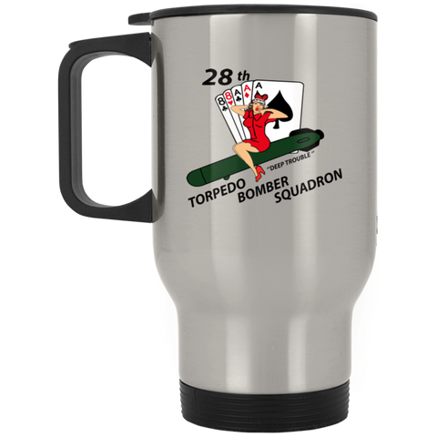 VS 28 6a Silver Stainless Travel Mug